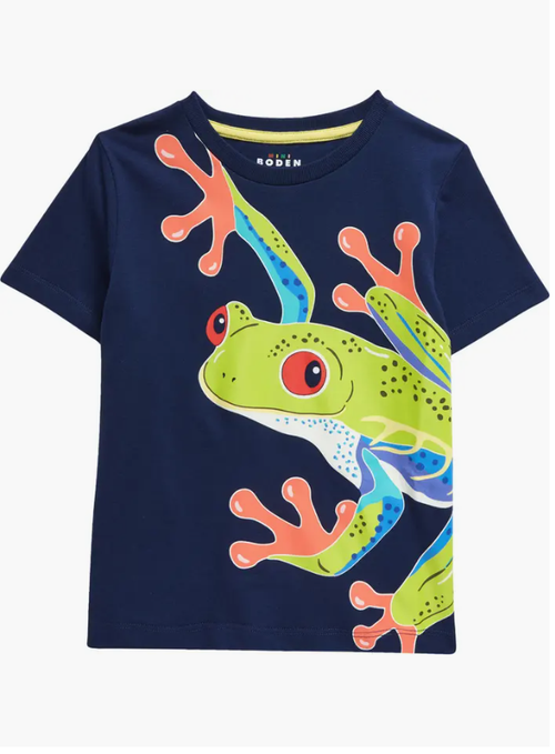 Boden Boys Frog Shirt Rare -Re-stcok